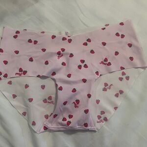 Women’s Pink Strawberry Print Panties